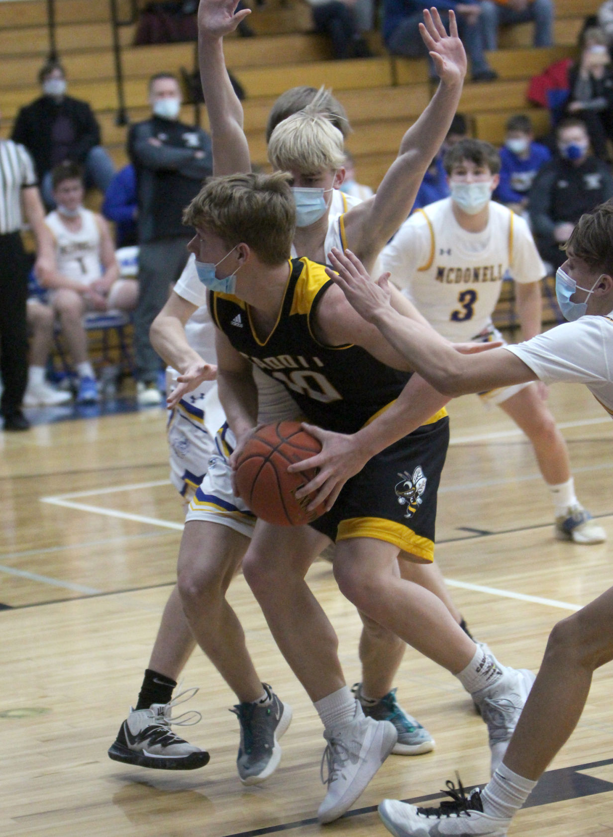 Cadott at McDonell boys basketball 1-18-21